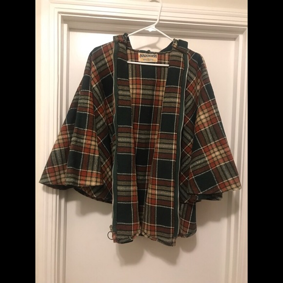 Vintage Mackintosh NY Whistle Wool Hooded Cape - Picture 2 of 4